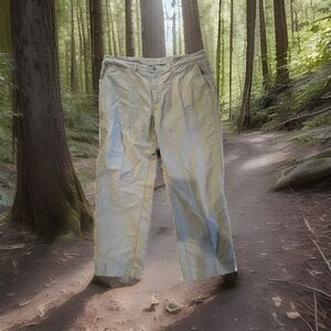 REI Outdoor Hiking Pants 38W X 32L Nylon Beige Khaki Breathable & Adjustable